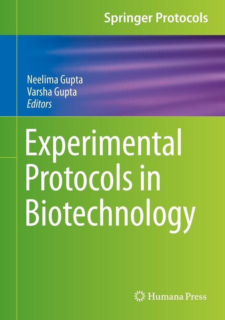 Experimental Protocols in Biotechnology