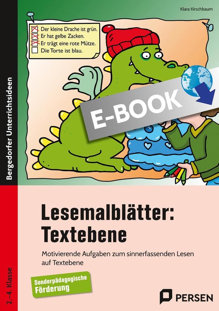 Lesemalblätter: Textebene