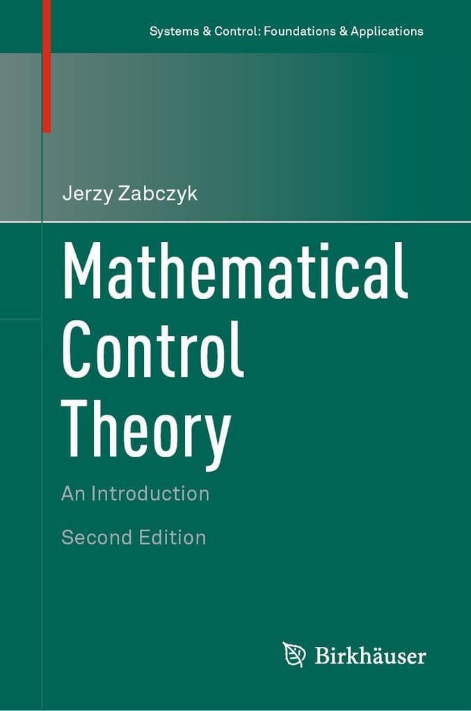 Mathematical Control Theory