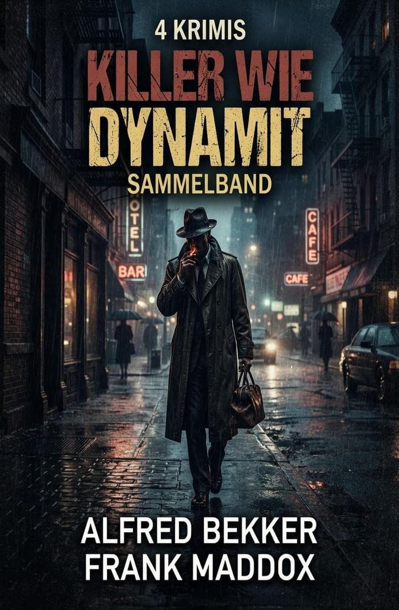 Sammelband 4 Krimis: Killer wie Dynamit