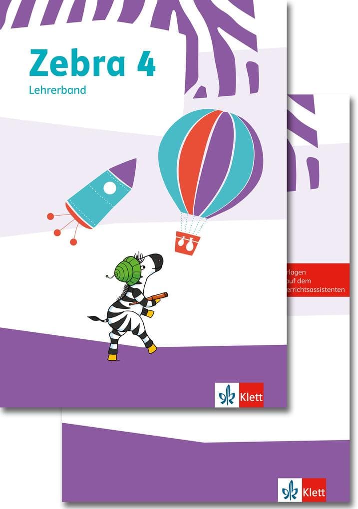 Zebra 4. Paket: Didaktischer Kommentar und Materialband zum Verbrauchsmaterial Klasse 4