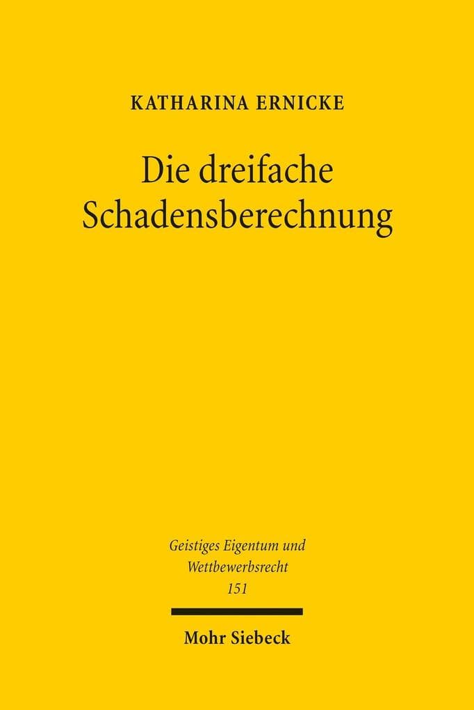 Die dreifache Schadensberechnung