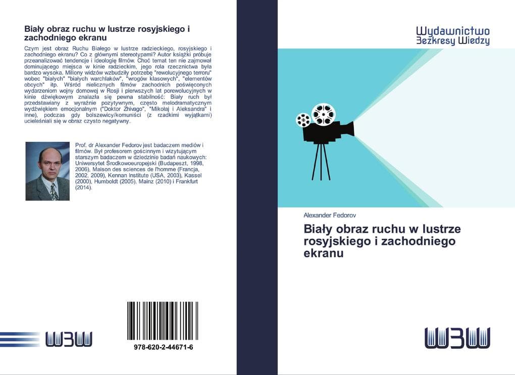 Biay obraz ruchu w lustrze rosyjskiego i zachodniego ekranu