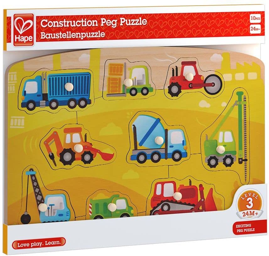Baustellenpuzzle / 10 Teile