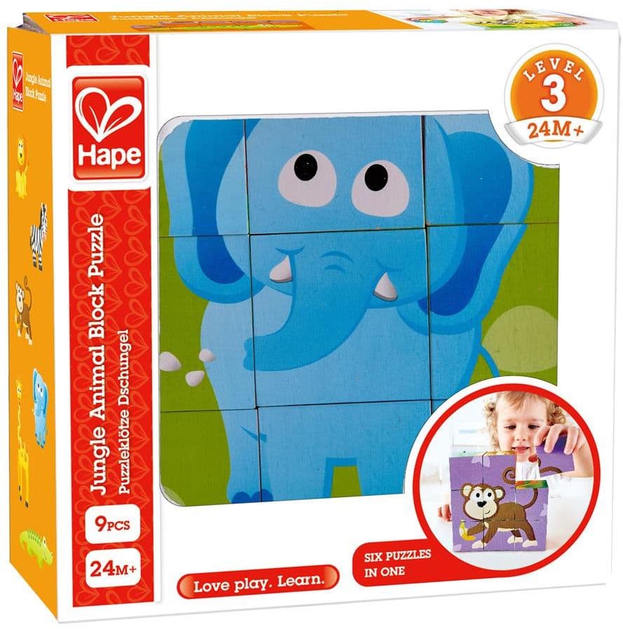 Blockpuzzle Dschungel / 9 Teile
