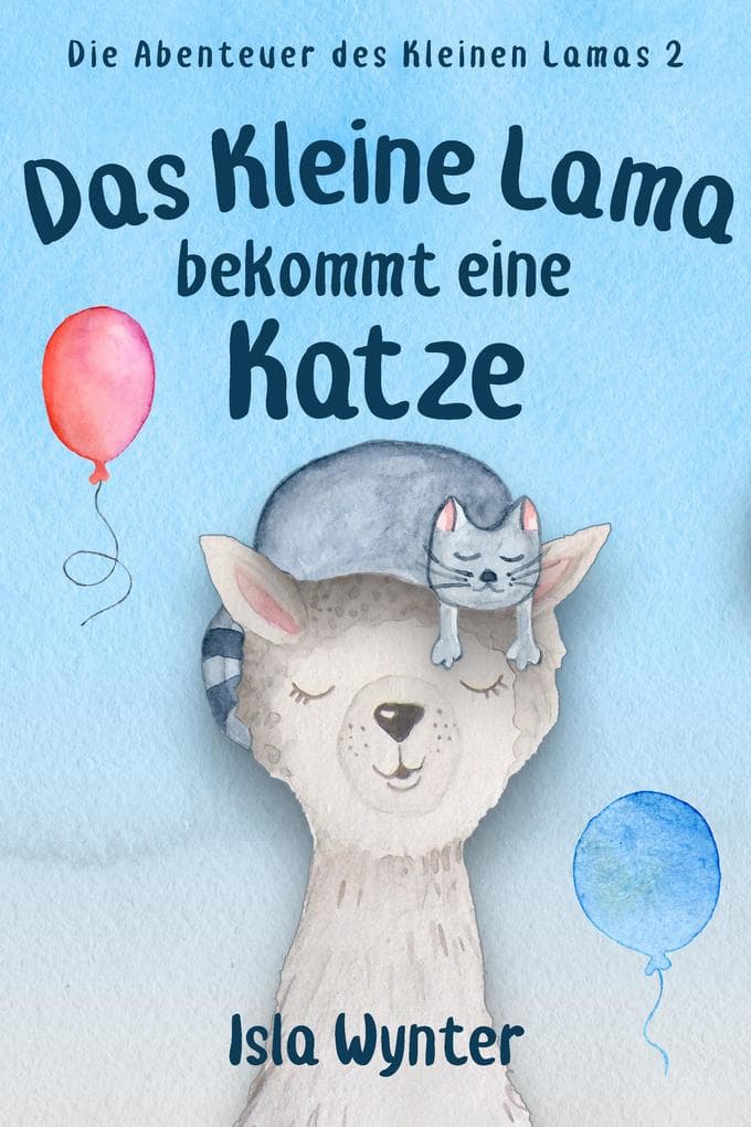 Das Kleine Lama Bekommt Eine Katze