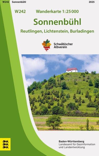 W242 Wanderkarte 1:25 000 Sonnenbühl