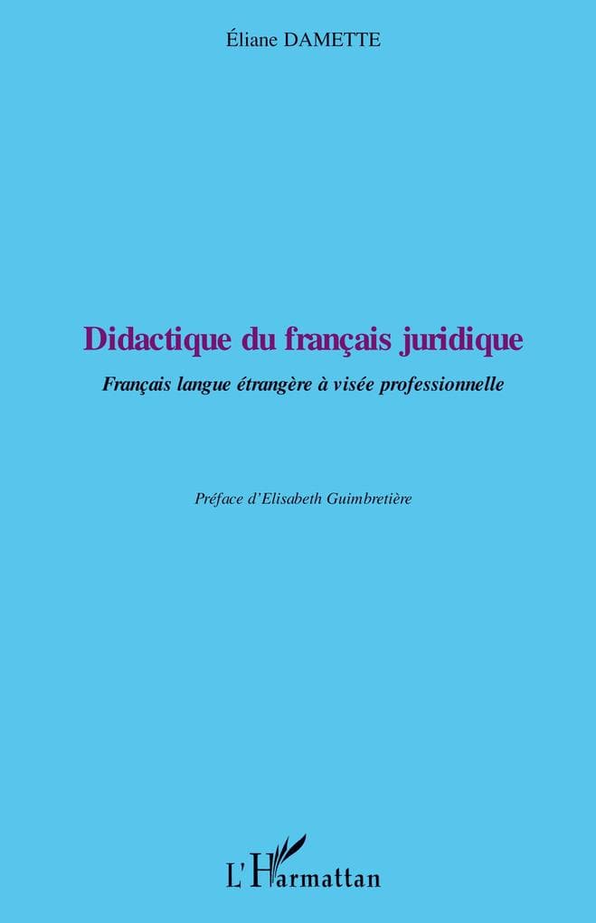 Didactique du français juridique