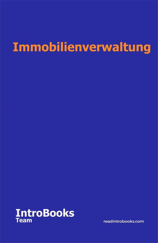 Immobilienverwaltung