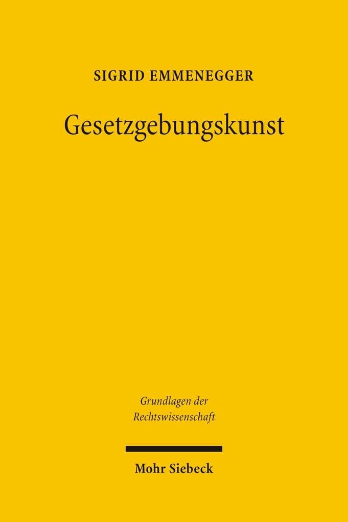 Gesetzgebungskunst