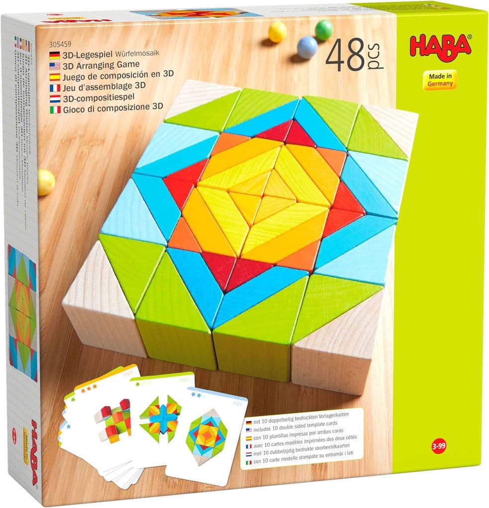 3D-Legespiel Würfelmosaik