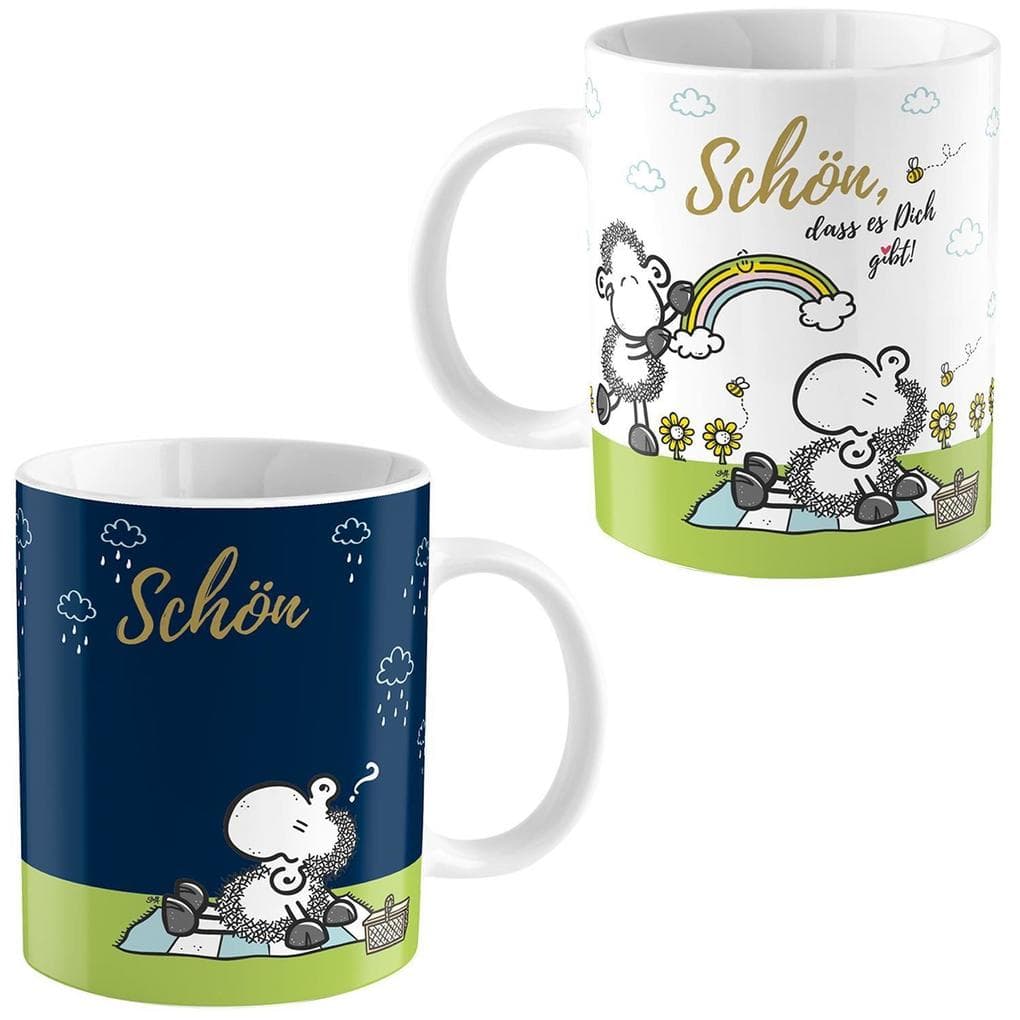 Sheepworld 47058 Zaubertasse, Farbwechseltasse Schön, Porzellan, 35 cl, Geschenkbox