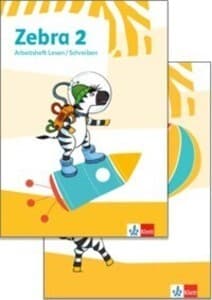 Zebra 2. Paket: Arbeitsheft Sprache in Grundschrift, Arbeitsheft Lesen/Schreiben mit digitalen Medien Klasse 2