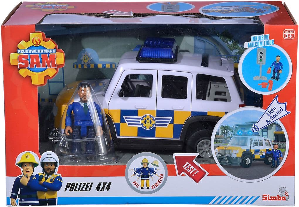 Sam Polizeiauto 4x4 mit Figur