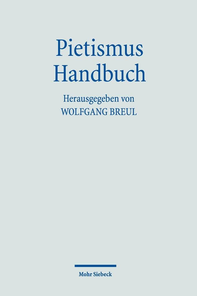 Pietismus Handbuch