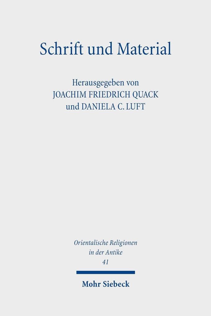 Schrift und Material