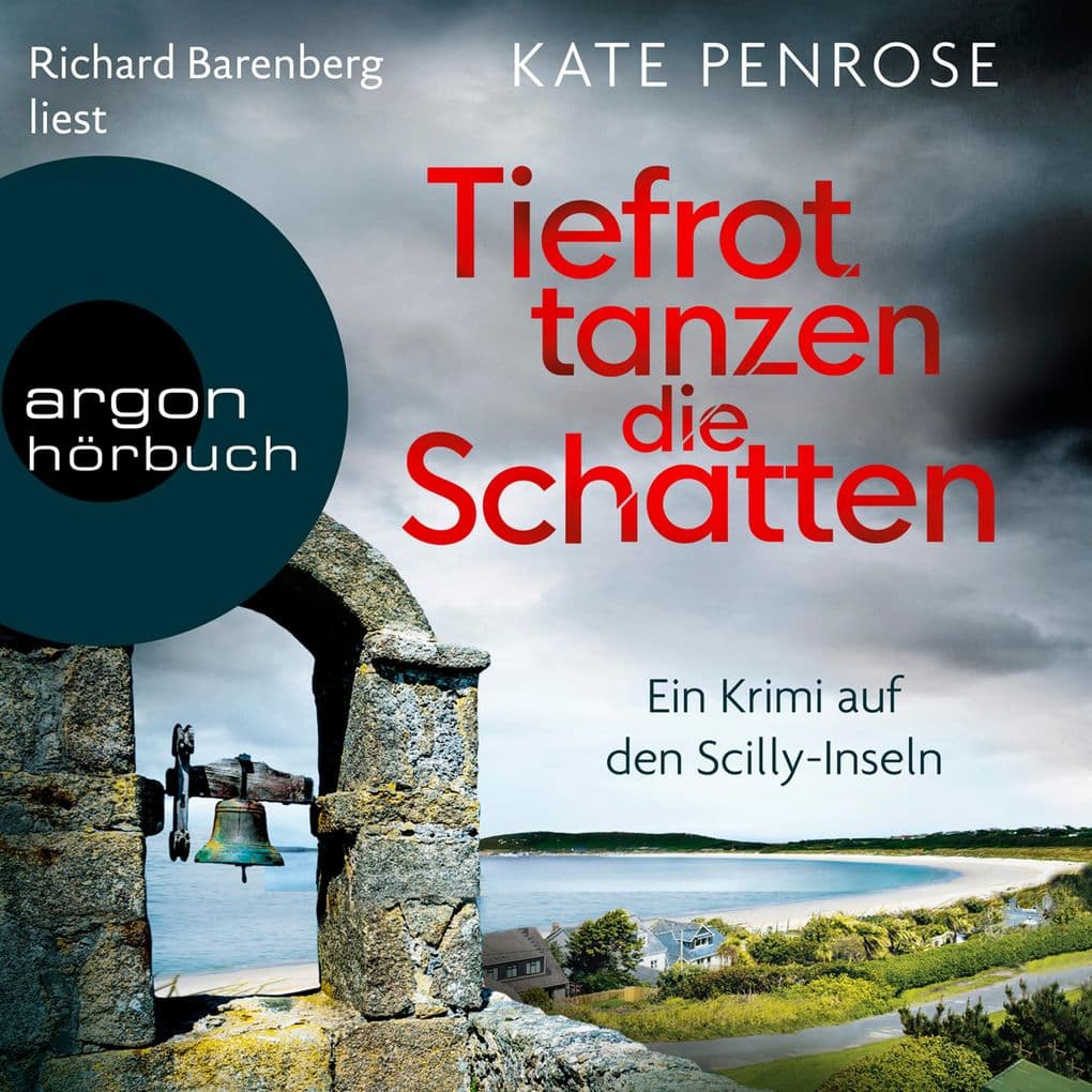 Tiefrot tanzen die Schatten