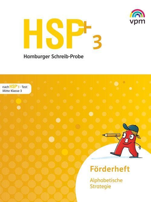 Hamburger Schreib-Probe (HSP) Fördern 3. 5 Förderhefte alphabetisch Klasse 3. Ausgabe ab 2021