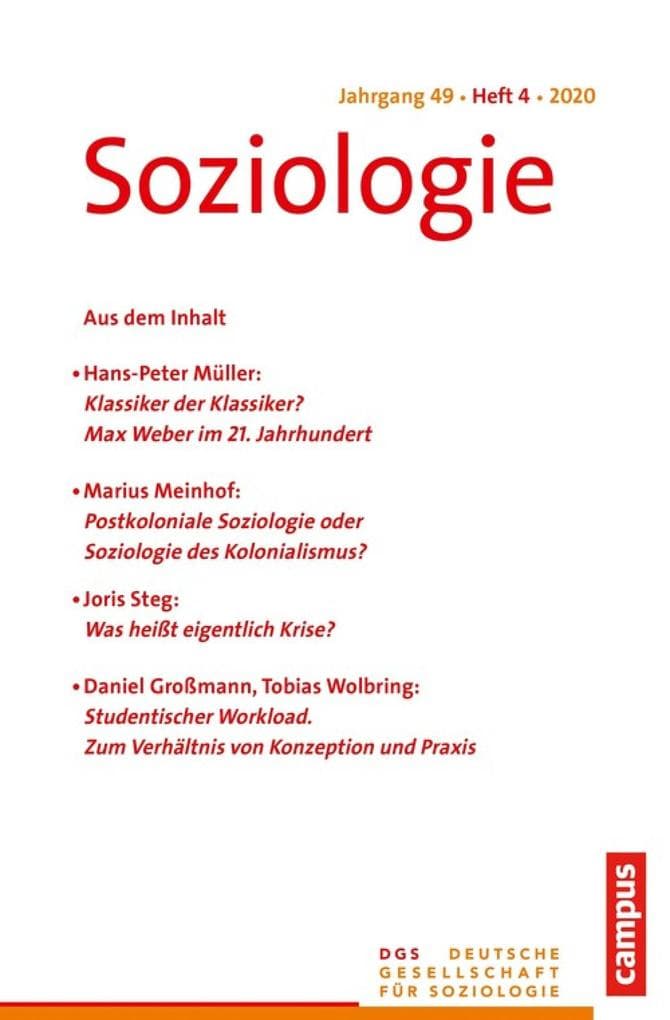 Soziologie 4/2020