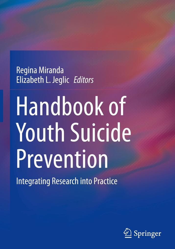 Handbook of Youth Suicide Prevention