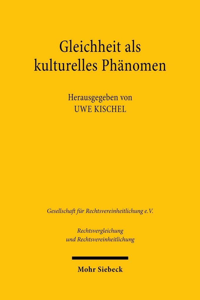 Gleichheit als kulturelles Phänomen