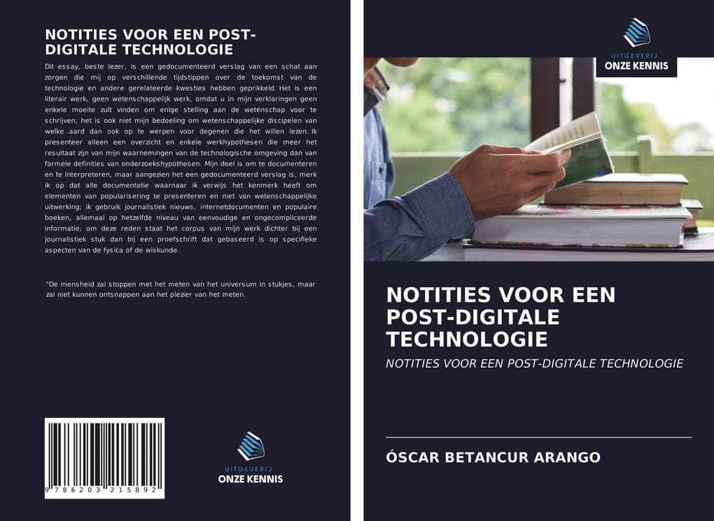 NOTITIES VOOR EEN POST-DIGITALE TECHNOLOGIE