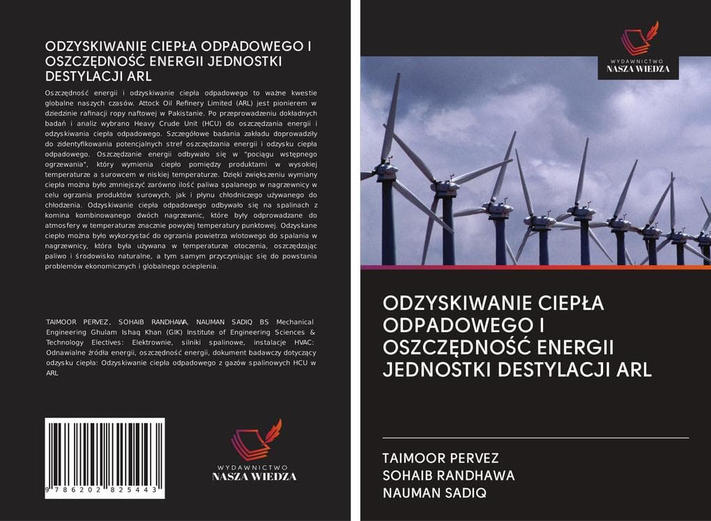 ODZYSKIWANIE CIEPA ODPADOWEGO I OSZCZDNO ENERGII JEDNOSTKI DESTYLACJI ARL
