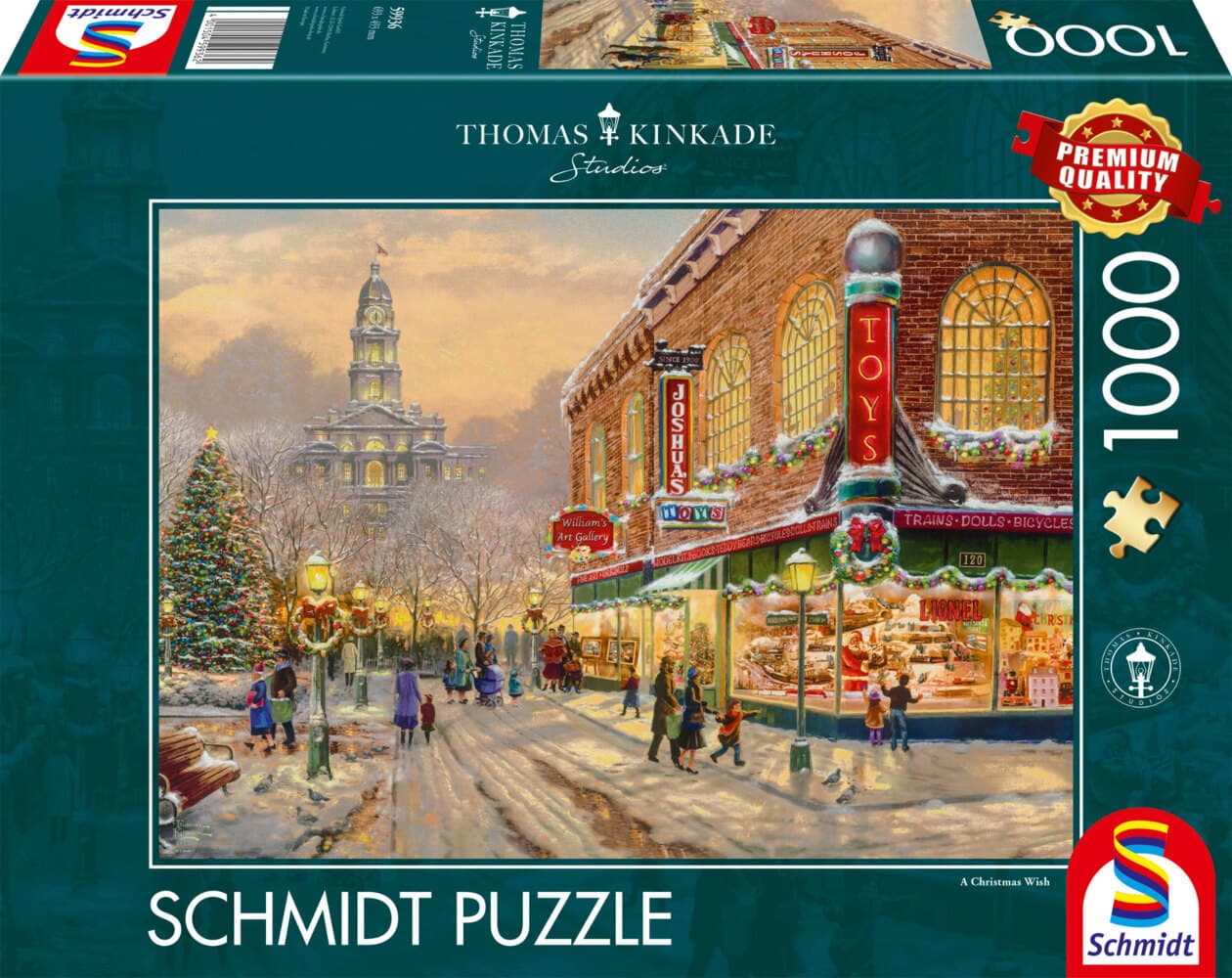 Ein Weinachtswunsch. Kinkade Collection 1.000 Teile
