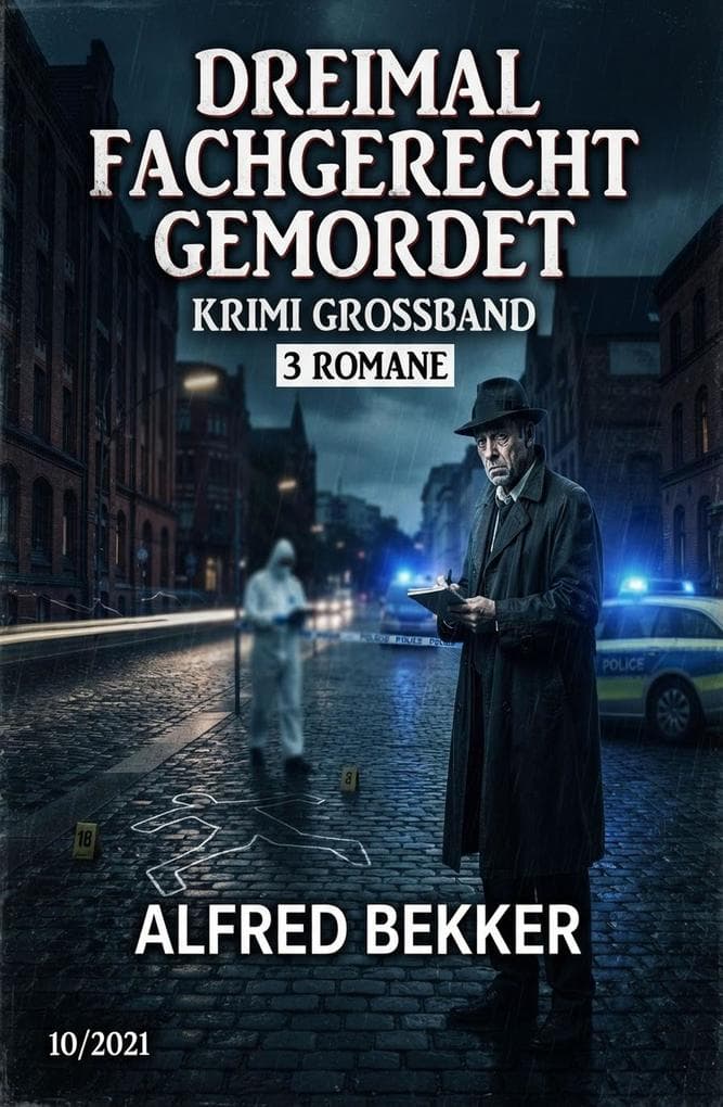 Dreimal fachgerecht gemordet: Krimi Großband 3 Romane 10/2021