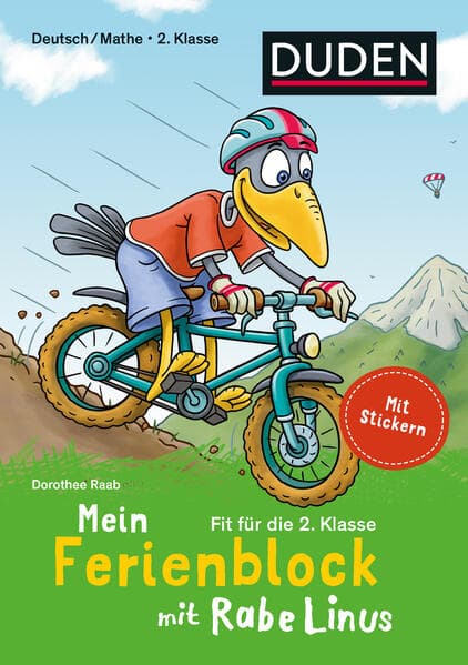 Mein Ferienblock mit Rabe Linus Fit für die 2. Klasse