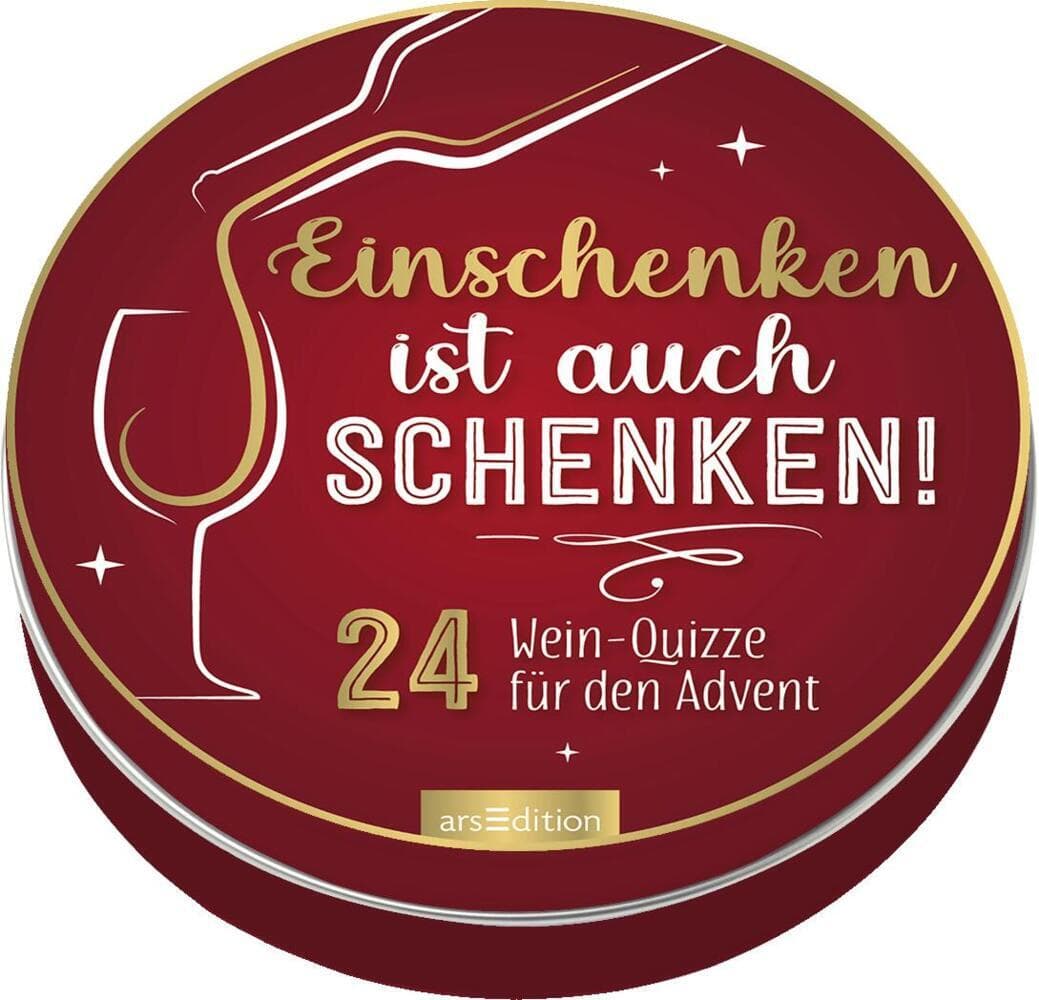 Adventskalender in der Dose. Einschenken ist auch schenken!