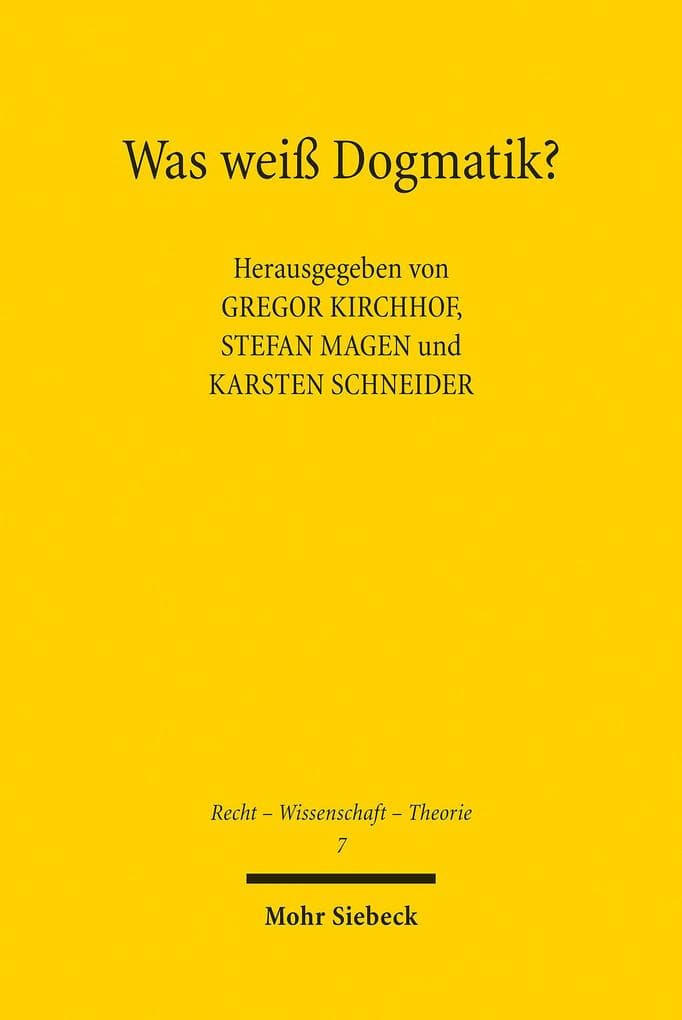 Was weiß Dogmatik?