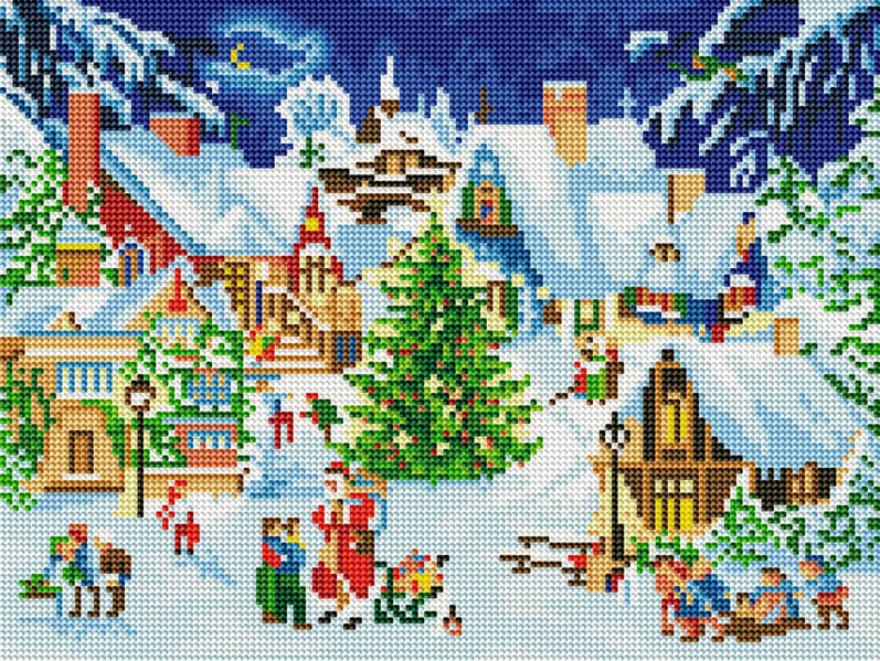 Coppenrath - Diamond-Painting - Zauberhaftes Winterdorf, Adventskalender