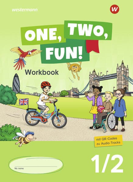 One, two, fun! Workbook 1/2 mit QR-Codes zu Audio-Tracks