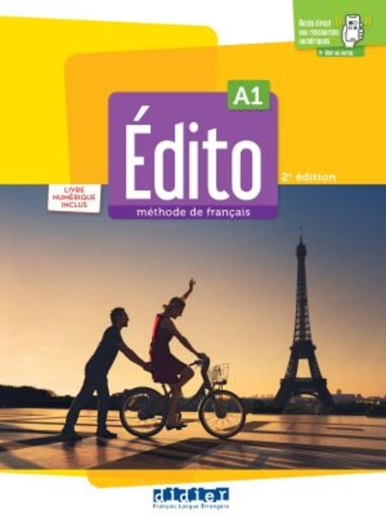 Edito A1, 2e édition. Livre de l'élève + code numérique