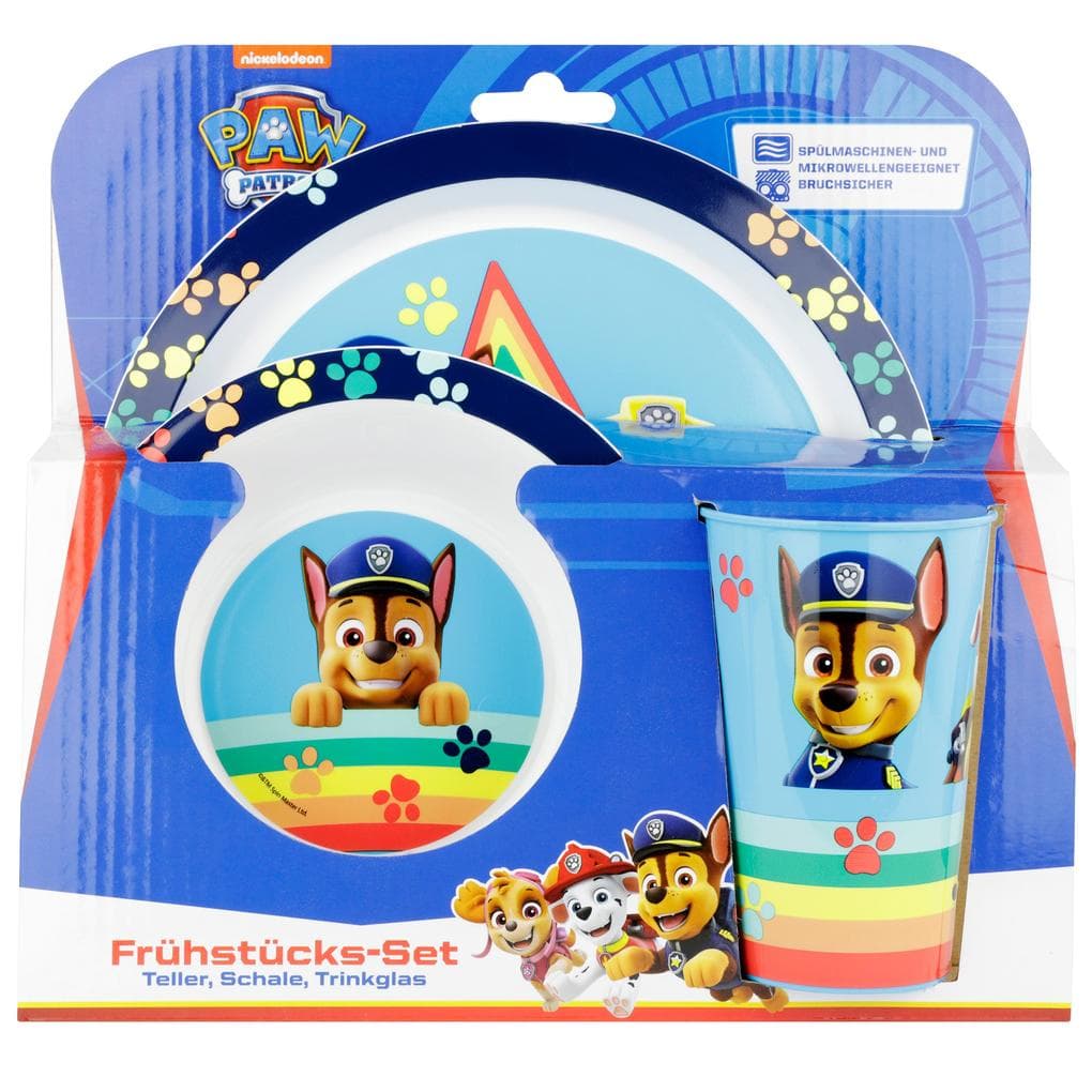 Paw Patrol 3tlg. Frühstücksset