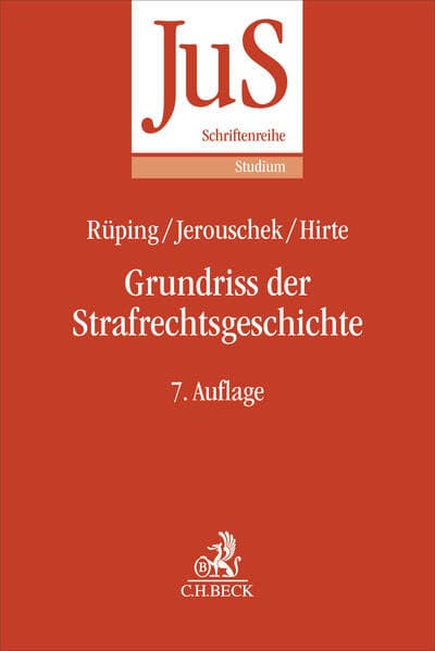 Grundriss der Strafrechtsgeschichte