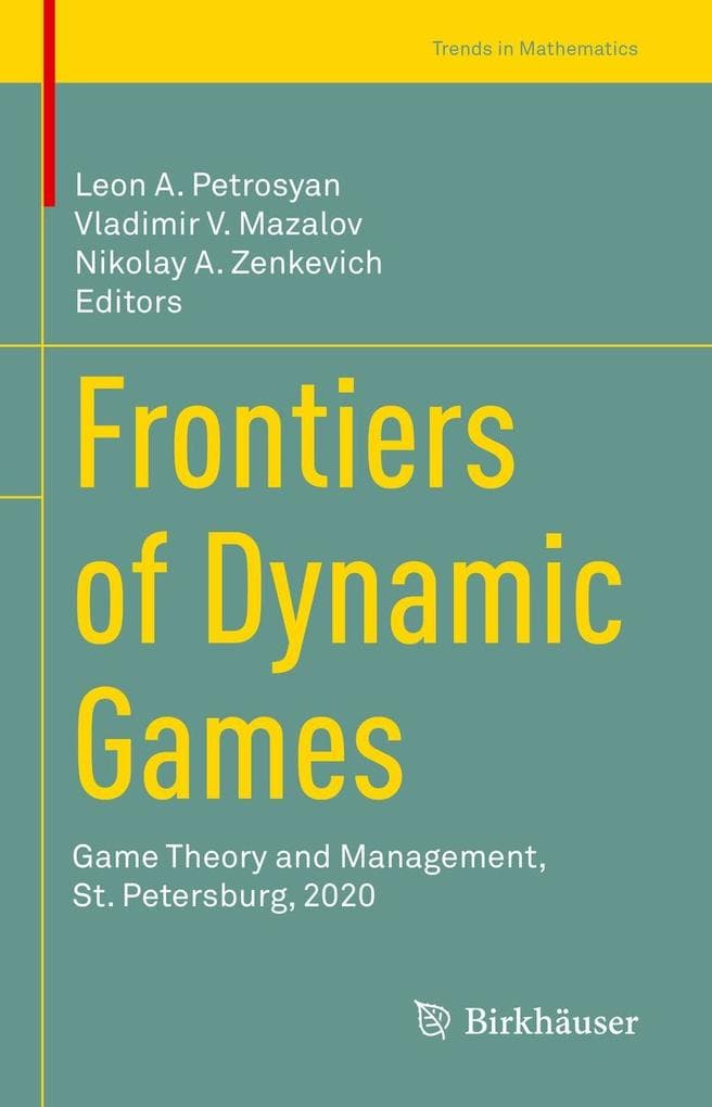 Frontiers of Dynamic Games