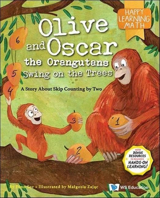 OLIVE AND OSCAR THE ORANGUTANS SWING ON THE TREES