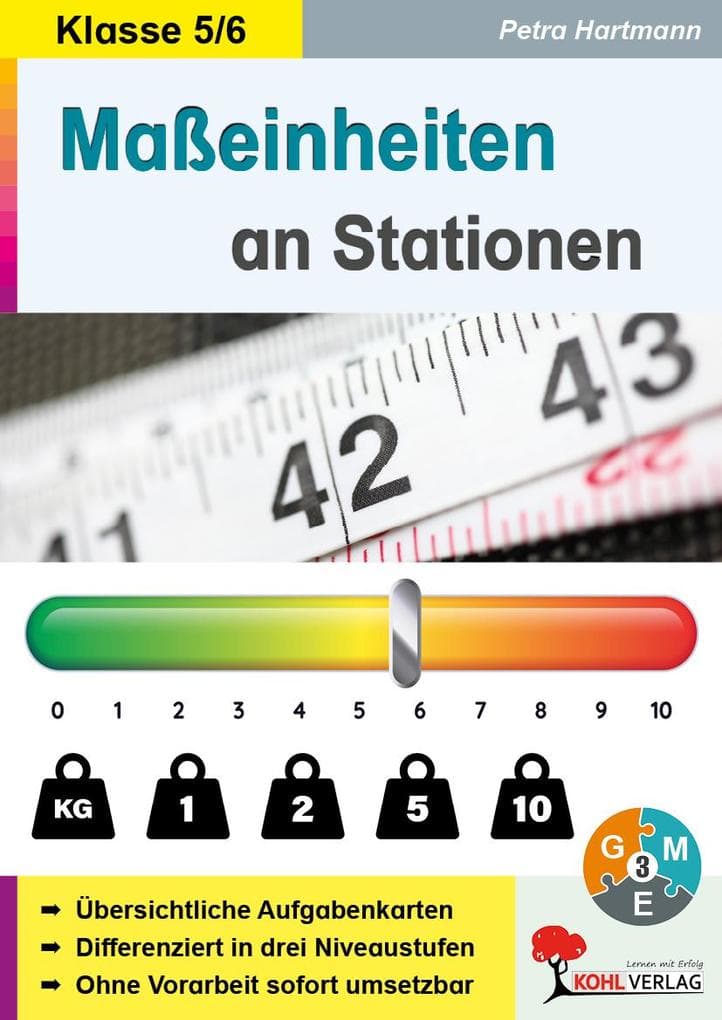 Maßeinheiten an Stationen / Klasse 5-6