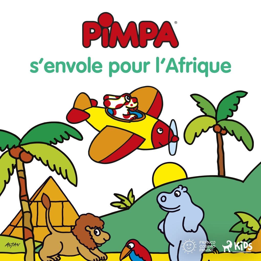 Pimpa s'envole pour l'Afrique