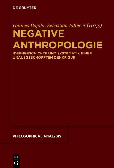 Negative Anthropologie