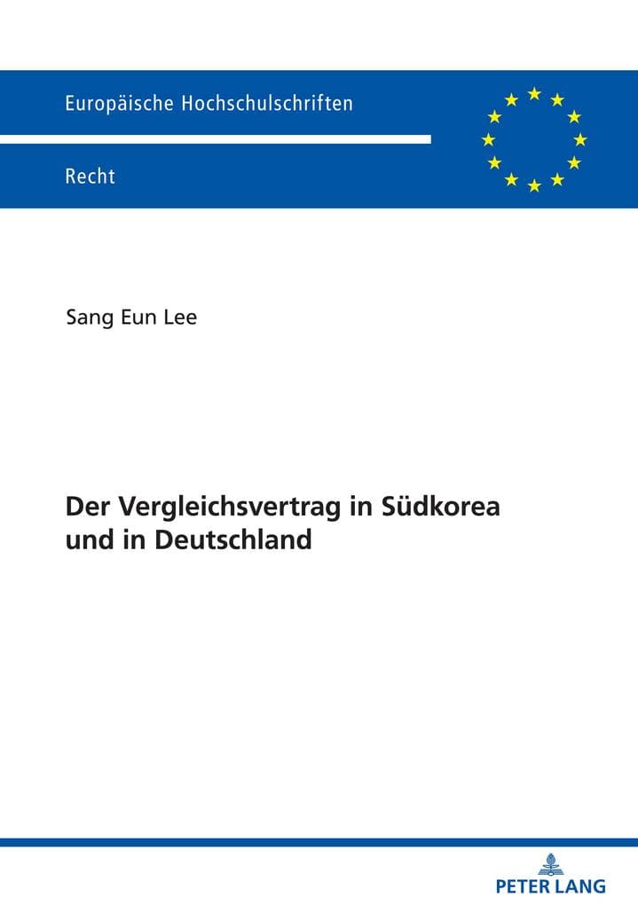 Der Vergleichsvertrag in Südkorea und in Deutschland