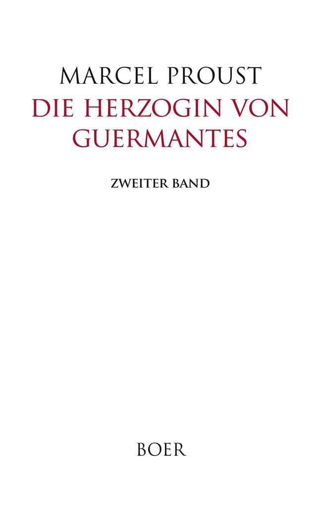 Die Herzogin von Guermantes Band 2
