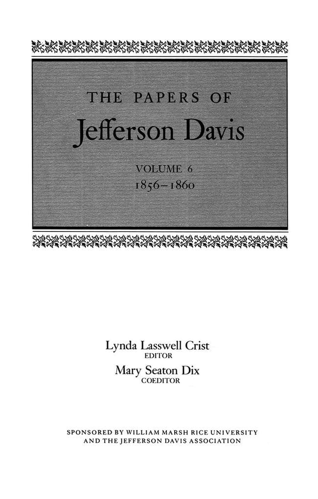 The Papers of Jefferson Davis