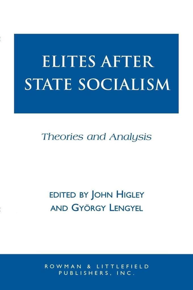 Elites after State Socialism