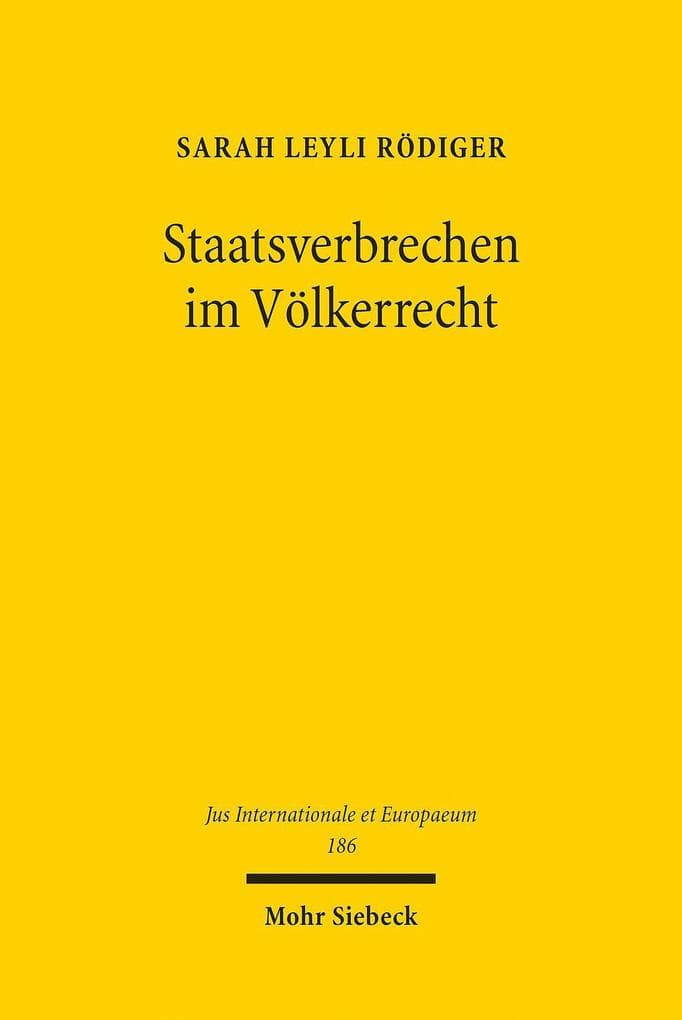 Staatsverbrechen im Völkerrecht