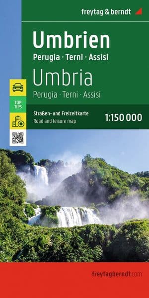 freytag & berndt Straßenkarte Umbrien 1:150.000