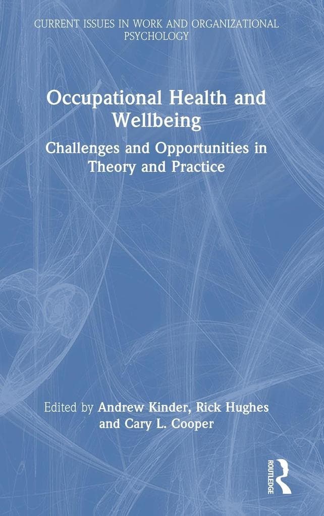 Occupational Health and Wellbeing