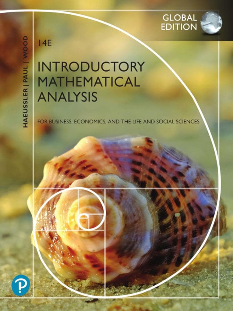 Introductory Mathematical Analysis for Business, Economics, and the Life and Social Sciences, eBook, Global Edition